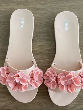 Melissa Babe Springtime jelly slide sandals Women’s Size 8